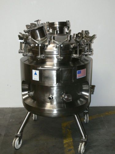 Precision 200 liter bio-reactor 316 stainless steel  jacketed pressure vessel for sale