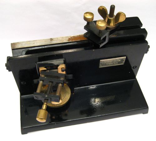 Vintage Ernst Leitz Wetzlar Sledge Microtome for Use with Microscope Stage