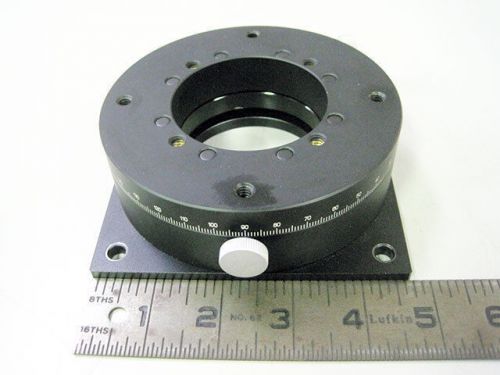 Optosigma 124-0350 360° continuous rotation stage 120mm opto sigma for sale
