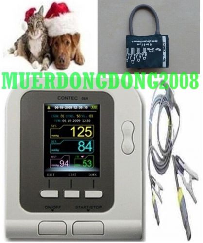 Veterinary multi-function colorful digital blood pressure monitor contec 08a vet for sale