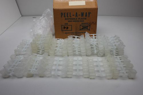 x252 PEEL-A-WAY MOLDS T8 TRUNCATED 8mm 18985 DISPOSABLE PLASTIC TISSUE EMBEDDING