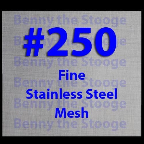 12&#034;x12&#034; #250 Mesh / 61 - Micron Fine Filtration Mesh - Great Filter Material!