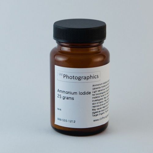 Ammonium Iodide - 25 grams - Use to make Collodion used in Wet Plate Photography