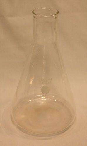 PYREX Glass 2000mL Conical Erlenmeyer Flask Beaker Beaded Top 4980 2L No Stopper