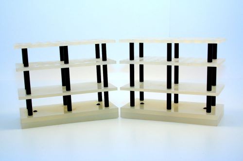 Former coors quality control lab test tube racks (2) for sale
