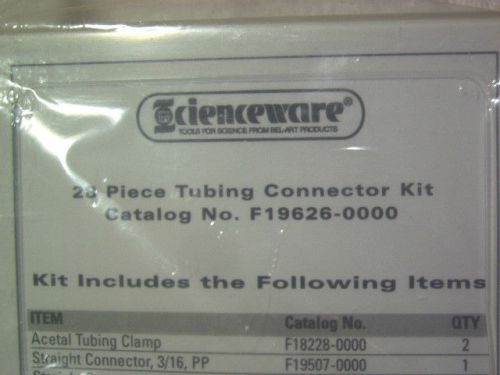 Scienceware 28 piece tubing connector kit cat.# f19626-0000 by bel-art products for sale