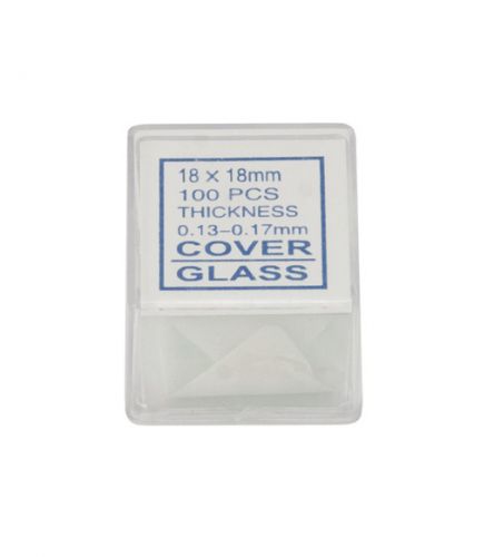 300 Quality Professional Glass Microscope Cover Slips 18x18mm - Optically Clear
