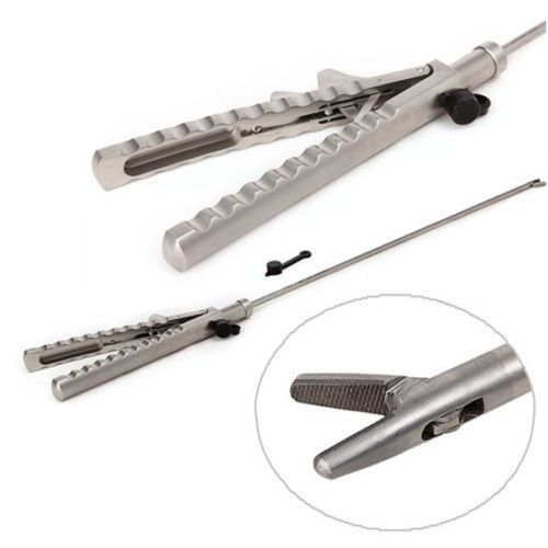 Metal handle needle holder v type 5x330mm laparoscopy laparoscopic endoscopy for sale