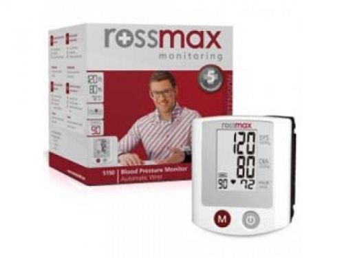 Brand new rossmax s150f blood pressure monitor-one-touch- adult use @ martwaves for sale