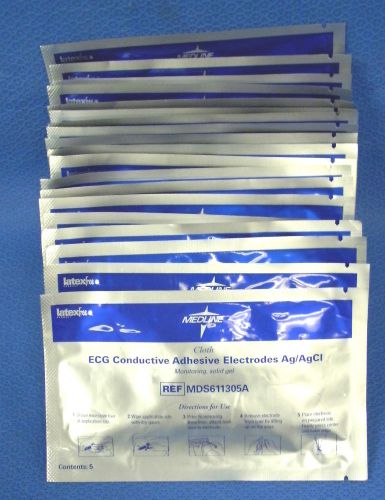 16 pkgs Medline ECG Conductive Adhesive Electrodes, Ag/AgCI #MDS611305A