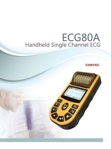 CONTEC,New,CE,FDA Passed,Hand-Held Single Channel ECG/EKG Monitor with Printer