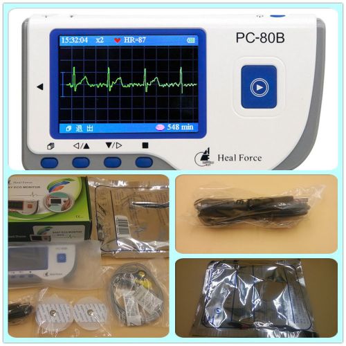 NEW SALE ECG US FDA 80B Handheld Easy ECG EKG Portable Heart Monitor