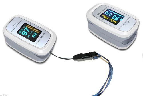 CE FDA PC Based Oximeter Blood oxygen Spo2 Monitor pulse rate + case + landyard