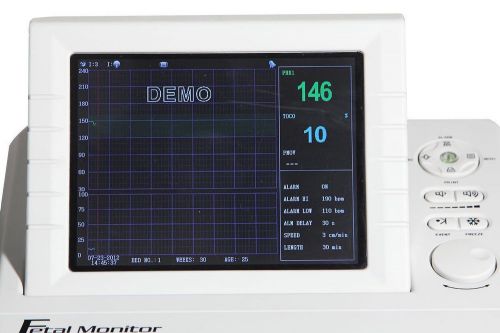 Rotatable Screen 8.4&#034; Ultrasound Fetal Monitor, Fetal Movement,TOCO, FHR+Printer