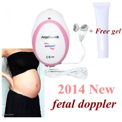 Free Gel 3MHz Fetal Doppler Prenatal Heart Rate Monitor Baby Heartbeat Listener
