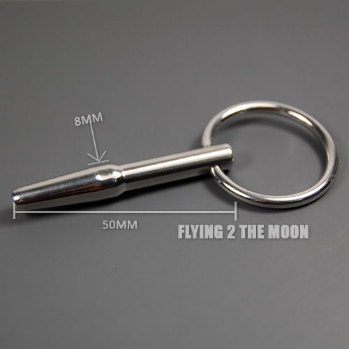 NEW THROUGH-HOLE MINI STAINLESS STEEL URETHRAL SOUNDS MALE URETHRA PLUG NICE WAN