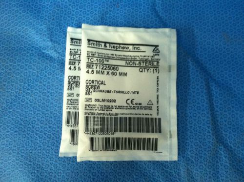 Smith and Nephew 71225060 Lot of 2 Cortical Screw
