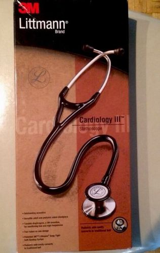 3m littmann cardiology iii stethoscope *brown 27&#034; littman new #3137 for sale