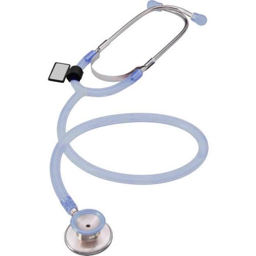 NEW - MDF® Dual Head Lightweight Stethoscope - Translucent Blue - FREE Shipping