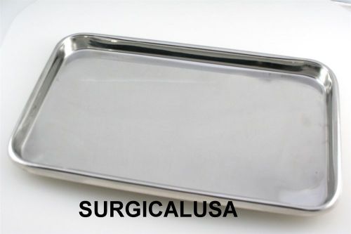Surgical instruments tray 13.5x9.75x0.75, stainless steel hollowware supplies for sale