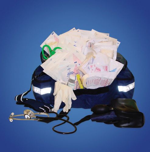 EMERGENCY EMT EMS MEDIC FIRST AID RESPONDER TRAUMA BAG STOCKED MEDICAL KIT MB20B