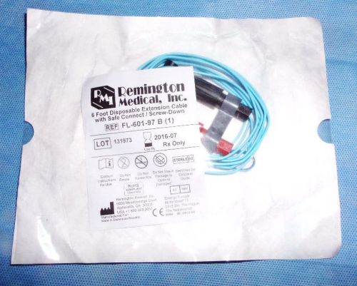 Remington Med Ext Cable 6&#034;  Cord Safe-Connect Screw Down  FL-601-97B *IN DATE*
