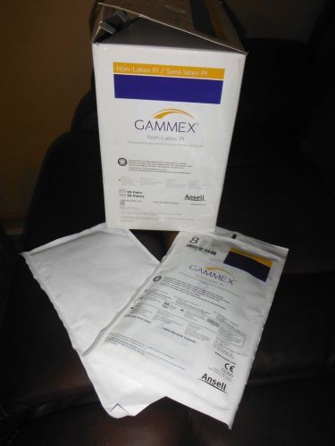 ANSELL GAMMEX NON-LATEX PI- SIZE 8- LOT OF 162
