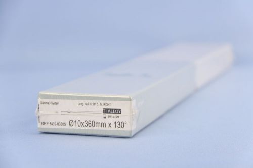 #3430-0360s: stryker long nail kit, r1.5, ti, right, 10 x 360mm, 130° (x) for sale