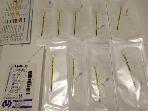 Lot of 9 ~ Utah Medical LETZ Loop Electrode 10mm X 10mm-ref DLP-S11
