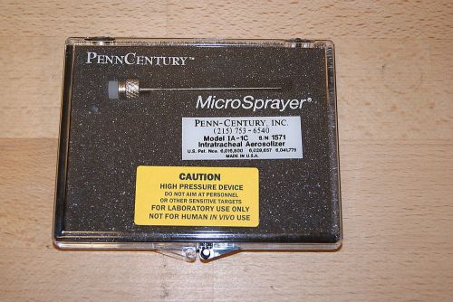 Penn Micro Sprayer Spray Type: IA-1C Intratracheal Device W/ Cs New