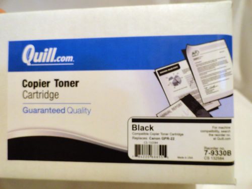 Quill Black Copier Toner for Canon GPR-22 - (Quill #7-9330B) - NIB