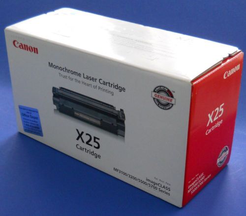 =wow= genuine canon x25 laser cartridge, new/sealed in box, free s&amp;h, x-25 for sale