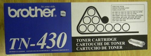 NEW Brother TN-430 Toner Cartridge - GENUINE UNOPENED BOX
