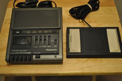 USED PANASONIC RR-930 MICRO CASSETTE TRANSCRIBER RECORDER  FOOT PEDAL CONTROL