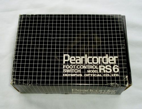 MIB NOS Pearlcorder Foot Control Switch Model RS6 Olympus Japan Instructions