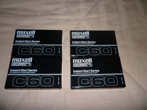 MAXELL P/I C60 Tapes for Transcribing Dictation