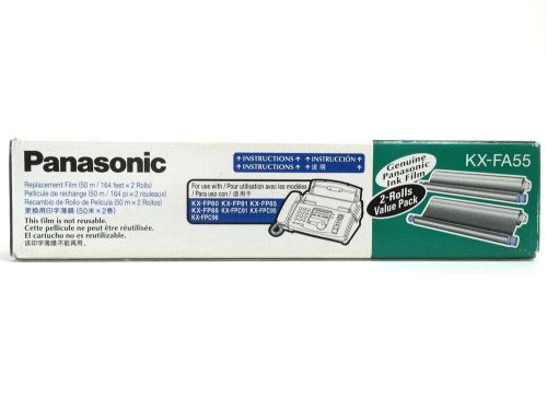 Genuine panasonic kx-fa55 fax replacement film 1 - roll only for sale