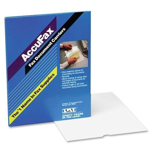 Document Carrier for Copying, Scanning, Faxing, 8 1/2&#034; x 11&#034;, Clear, 10/Pack