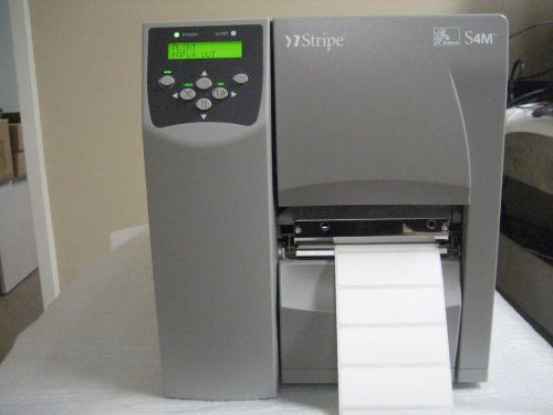 Zebra S4M Thermal label Printer with Ethernet S4M00-2001-0700T (AS IS)