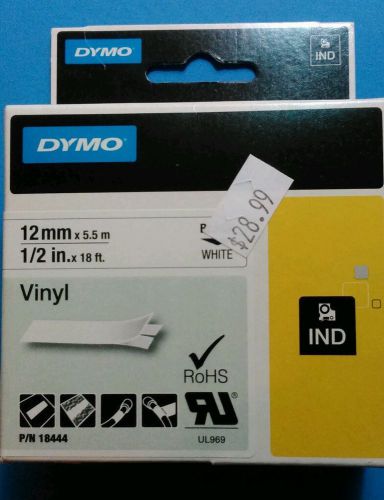 Dymo 12mm black&gt;white