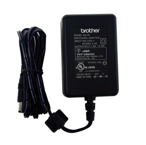 Genuine brother ac adapter / ad24 / ad-24 / ad-24es fits pt-2700 &amp; pt-2730 for sale