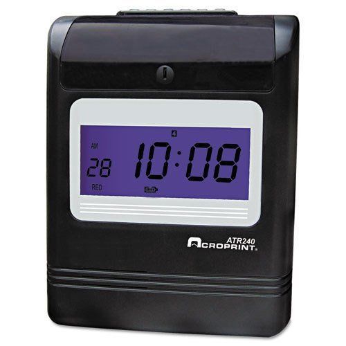 Acroprint Electronic Top-Loading Time Recorder w/ Digital Time Clock (ATR2