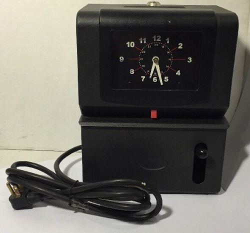 Lathem Heavy-Duty Manual Time Recorder Time Clock Model 2101 Works!