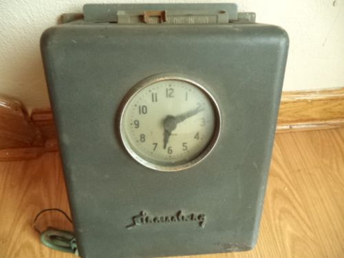 Vintage Stromberg Time Clock with 2 Keys Model 14