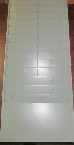 Steelmaster time card rack w/adjustable dividers gray 12/24 pocket for sale