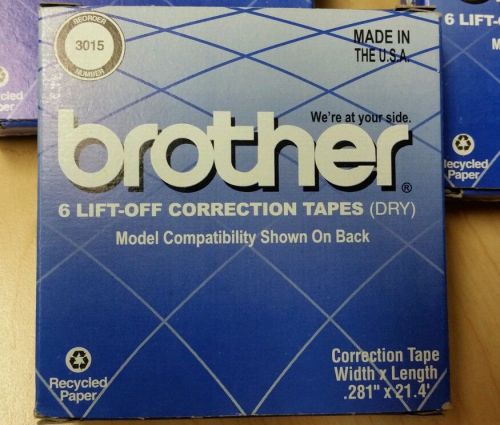 BROTHER OEM 3015 Lift Off Correction Tape for Typewriters LOT of 24 Indiv cartrg