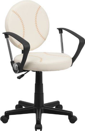 Tmarketshop baseball task chair mesh flash furniture computer office sport kids for sale