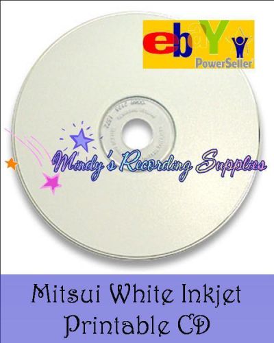 Mitsui mam-a cdr 80 min 20 pack white inkjet printable cd gold recording layer for sale