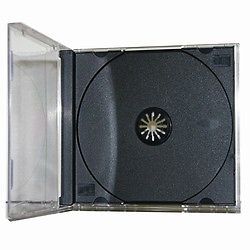 STANDARD Black CD Jewel Case  (Tray Only, NO Cartons)