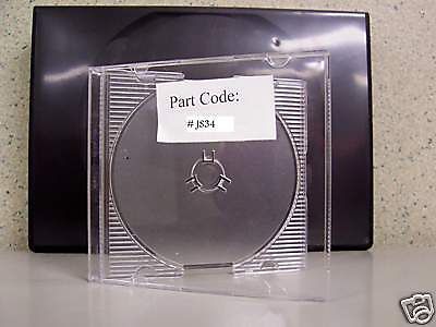 600 3&#034; MINI CD CASE W/ FROSTY CLEAR TRAY - JS34